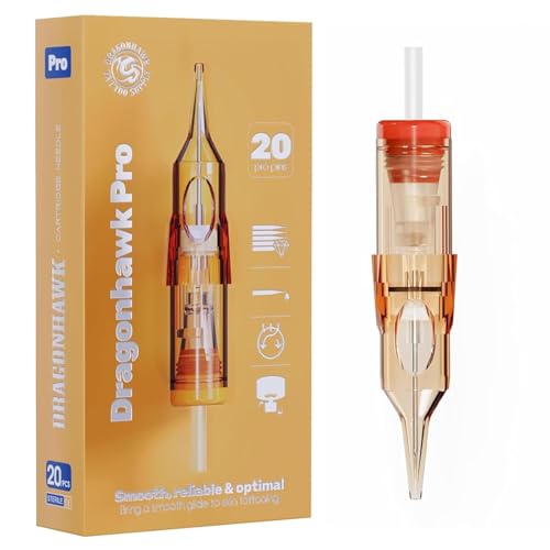 Dragonhawk Pro Tattoo Nadeln Cartridges Disposable 20 Stück 1003RL Round Liner Pro Needles Pins for Tattoo Maschine Dragonhawk Pro Tattoo Nadeln Cartridges Disposable 20 Stück 1003RL Round Liner Pro Needles Pins for Tattoo Maschine von Dragonhawk