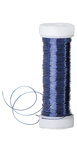 Kupferlackdraht, Ø 0,25mm, 50m Blau von Drahtverarbeitung Preißler