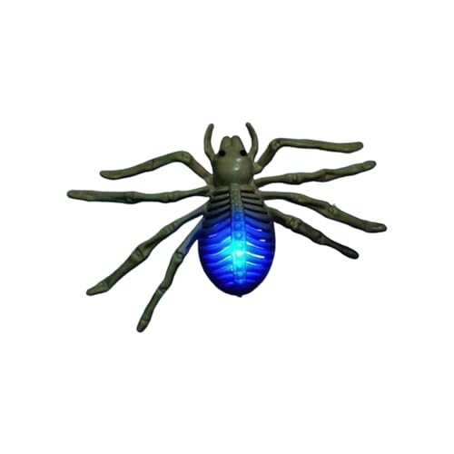 Dranng 3D Gedrucktes Spinnenskelett, Halloween Gruselhaus Deko, 3D Druck Spinne Leuchtet Im Dunkeln Für Schlafzimmer Wohnzimmer Garten Party von Dranng