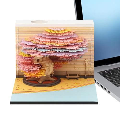 Dranng 3D Notizblock | 3D Baum Kunst 2026 Kalender Notizblock, Tisch Deko für Schüler Lehrer Studium Schule Wohn,Einzug Geschenk Schüler Studenten Büro Lehrer Familie Dranng 3D Notizblock | 3D Baum Kunst 2026 Kalender Notizblock, Tisch Deko für Schüler Lehrer Studium Schule Wohn,Einzug Geschenk Schüler Studenten Büro Lehrer Familie von Dranng
