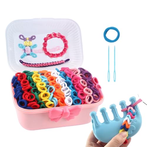 Dranng Bastelsets Für Armbänder | Kreativset Kinder Armband Bastelset - Fädelset Schmuckbänder Für Kinder Jugendliche Freunde Schule Geburtstag Weihnachtsfeier von Dranng