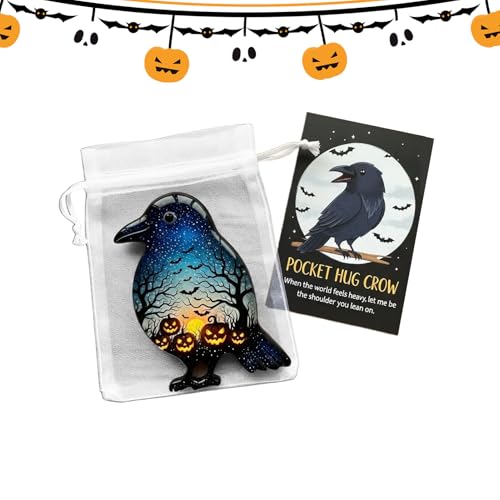 Dranng Bestätigende Halloween Taschenkarten | Niedliche Motivationskarten für unterwegs,Inspirierende Halloween Geschenkidee mit Sensenmann für Erwachsene Kinder Jugendliche Kollegen Büro Wartezimmer von Dranng