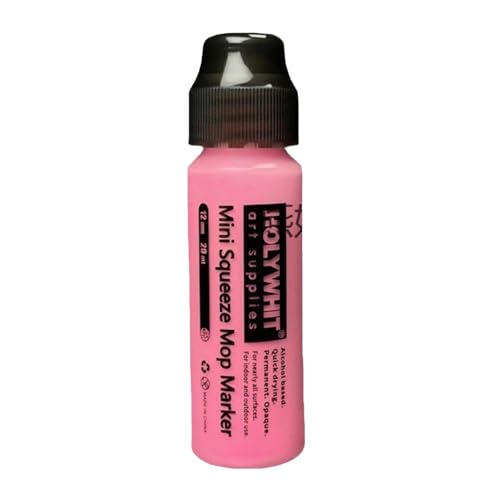 Dranng Graffiti-Marker, Mop-Graffiti-Marker,12 mm/20 ml wasserfester Acryl-Farbmarker - Nachfüllbarer fluoreszierender Signaturstift, Graffiti-Farbzubehör für Felsmalerei-Poster von Dranng