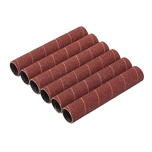 Draper 08402 Schleifhülsen, Aluminiumoxid, 19 x 115 mm, Körnung 80, 6 Stück von Draper