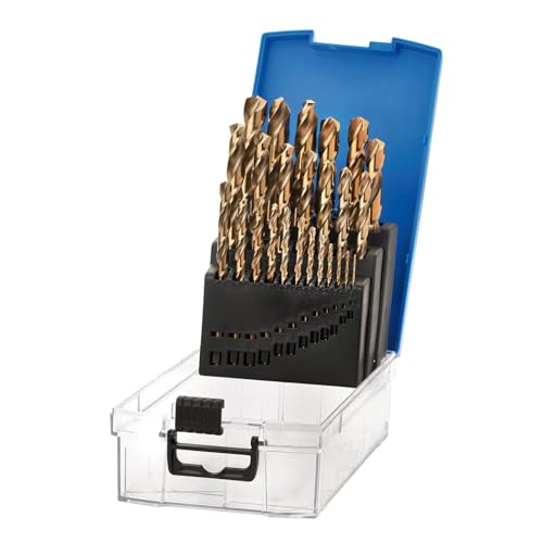 Draper 25-teiliges Expert HSSE M35 Kobaltbohrer-Set – 08978 – für legierten Stahl, Titanlegierungen, Edelstahl, gehärteten Stahl, Gusseisen und Kohlenstoffstahl Draper 25-teiliges Expert HSSE M35 Kobaltbohrer-Set – 08978 – für legierten Stahl, Titanlegierungen, Edelstahl, gehärteten Stahl, Gusseisen und Kohlenstoffstahl von Draper