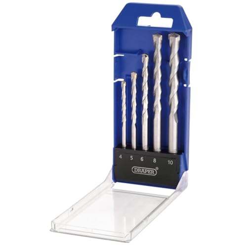 Draper 5-teiliges TCT Steinbohrer-Set – 13618 – für Beton, Ziegel, Stein, Schiefer und Mauerwerk Draper 5-teiliges TCT Steinbohrer-Set – 13618 – für Beton, Ziegel, Stein, Schiefer und Mauerwerk von Draper
