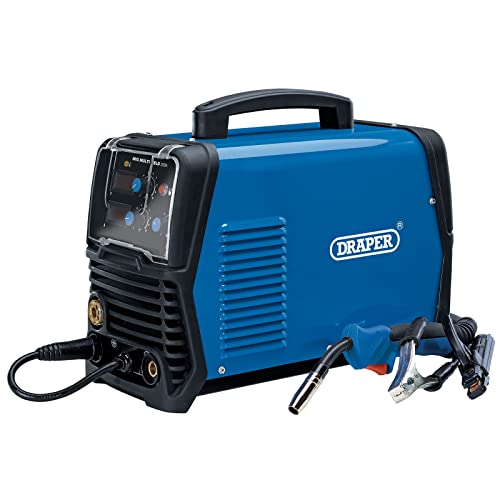 Draper 70046 Gas-/Gasloser MIG Inverter Multischweißgerät, 200 A, blau, Einheitsgröße Draper 70046 Gas-/Gasloser MIG Inverter Multischweißgerät, 200 A, blau, Einheitsgröße von Draper