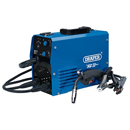 Draper 70049 Gasloser MIG Inverter Multiwelder Dti, 120A, blau, Einheitsgröße von Draper