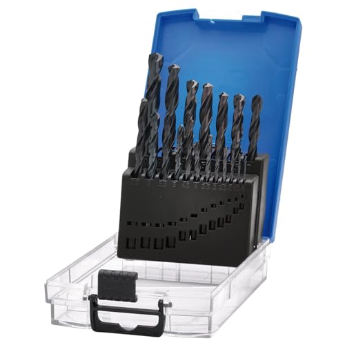 Draper HSS-Bohrer-Set, schwarz, 19-teilig, 08850, für Metall, Holz und Kunststoff Draper HSS-Bohrer-Set, schwarz, 19-teilig, 08850, für Metall, Holz und Kunststoff von Draper