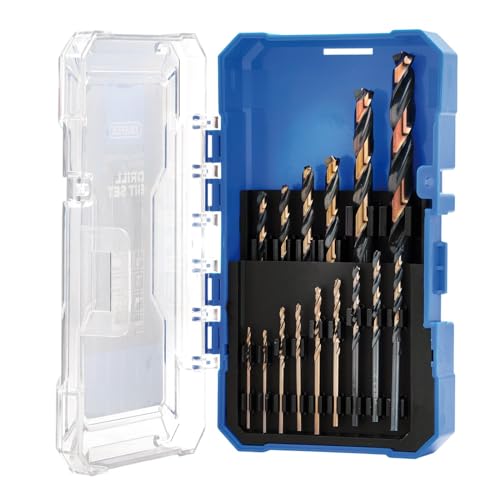 Draper HSS Turbo-Titan-Bohrer-Set, 1,5–10,0 mm, 09103, für Stahl, Nichteisenmetalle, Holz und Hartplastik, 15-teilig Draper HSS Turbo-Titan-Bohrer-Set, 1,5–10,0 mm, 09103, für Stahl, Nichteisenmetalle, Holz und Hartplastik, 15-teilig von Draper