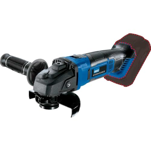 Draper Storm Force® 89521 Winkelschleifer, 20 V, 115 mm, blank, blau von Draper