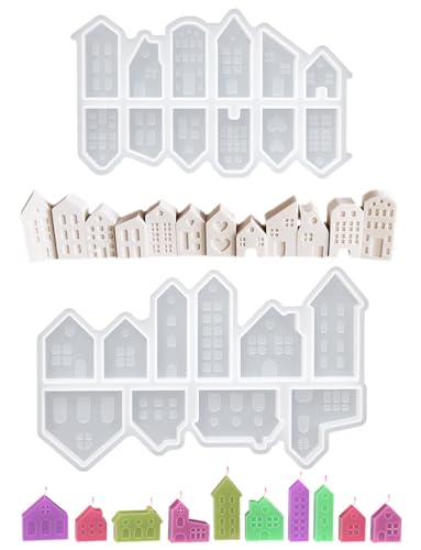 22 PCS Haus Silikonform,Silikonformen Kerzenhalter,Mini Silikonform Häuser Gips Zum Gießen Silikonform Weihnachten DIY Gießformen Silikon Gießform Haus Giessformen Silikon Epoxidharz Formen Seife Gips 22 PCS Haus Silikonform,Silikonformen Kerzenhalter,Mini Silikonform Häuser Gips Zum Gießen Silikonform Weihnachten DIY Gießformen Silikon Gießform Haus Giessformen Silikon Epoxidharz Formen Seife Gips von Drasohuija