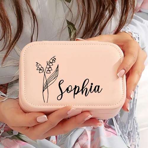 Drawelry Personalisierte Schmuckschatulle mit Name und Geburtstag Blumen Schmuckkästchen Dreistöckige Leder Reise Tragbarer Organizer Schmuck Box für Ohrringe Halskette Ringe Weihnachten Geschenk (A2) Drawelry Personalisierte Schmuckschatulle mit Name und Geburtstag Blumen Schmuckkästchen Dreistöckige Leder Reise Tragbarer Organizer Schmuck Box für Ohrringe Halskette Ringe Weihnachten Geschenk (A2) von Drawelry