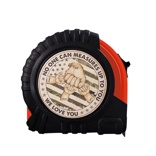 Personalisiertes Maßband für Papa – Dieser Vater wird über alle Maßen geliebt – Vatertagsgeschenk für Papa, Custom Maßbänder Geschenk Vatertag für Papa Geburtstagsgeschenk für Männer (Stil 10) von Drawelry
