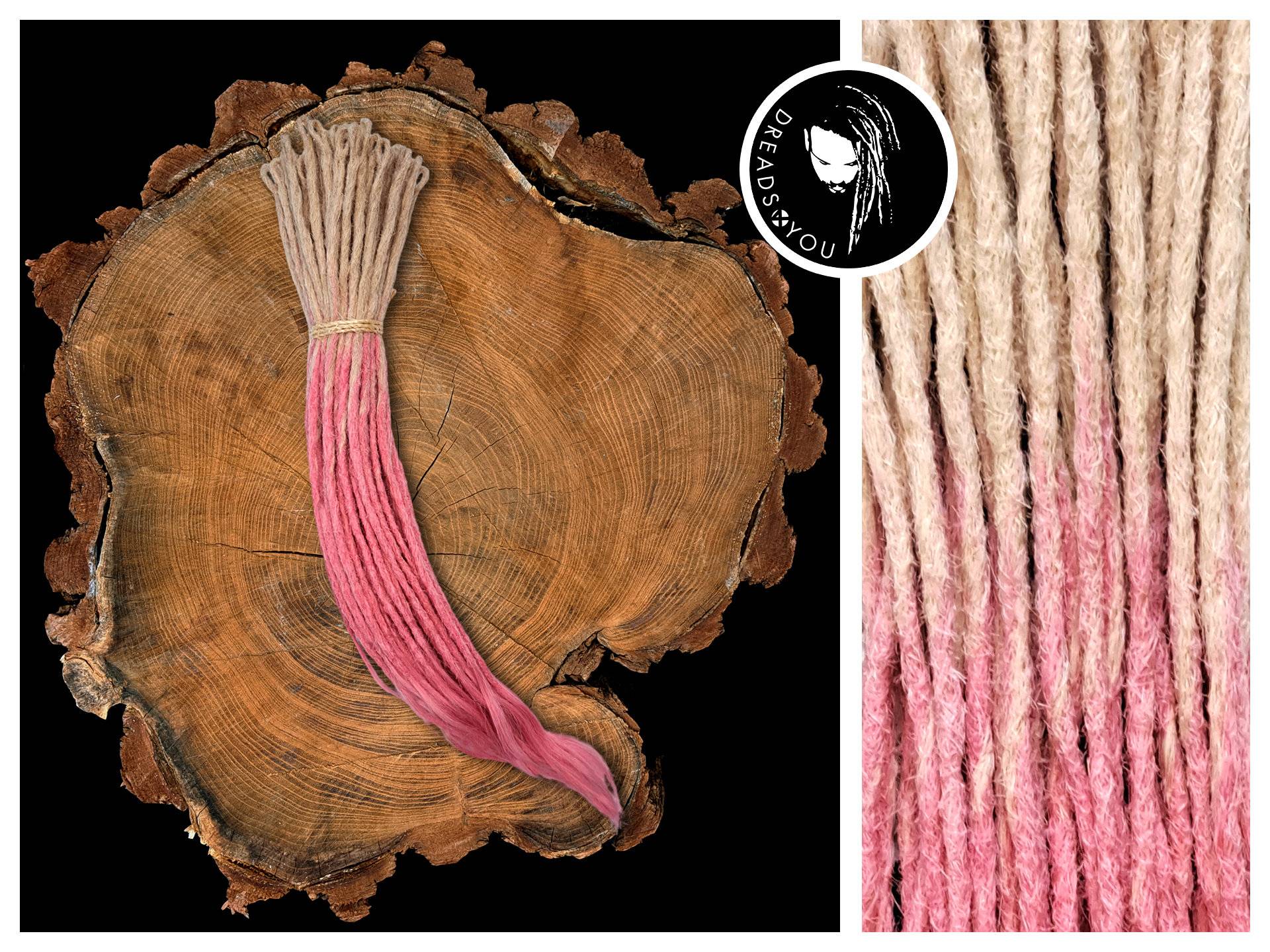Sonderpreis Dreadlock Extensions Lichtblond Zu Rosa Ombre 35-40cm Ø 4-6mm Single Endet Europ. Echthaar Zum Einflechten Sonderpreis Dreadlock Extensions Lichtblond Zu Rosa Ombre 35-40cm Ø 4-6mm Single Endet Europ. Echthaar Zum Einflechten von Dreads4youShop