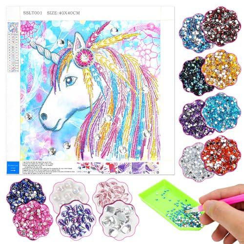 Diamant Painting Kinder Bastelset Mädchen 8-9-10-11-12 Jahre: Einhorn Geschenke Spielzeug Mädchen 9 10 11 12 Jahre, Diamant Painting Basteln Kinder Jungen Mädchen ab 8 10 12 Jahre Geburtstagsgeschenk Diamant Painting Kinder Bastelset Mädchen 8-9-10-11-12 Jahre: Einhorn Geschenke Spielzeug Mädchen 9 10 11 12 Jahre, Diamant Painting Basteln Kinder Jungen Mädchen ab 8 10 12 Jahre Geburtstagsgeschenk von Dream Fun