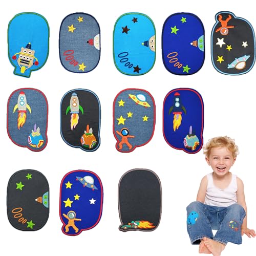 Flicken Patches, Bügelflicken Kinder,Patches Zum Aufbügeln Set,Geeignet Zum Nähen Oder Bügeln von Applikationen, Bügelflicken, Dekoration und Reparatur von Jeans, Hosen und Jacken… von Dream HorseX