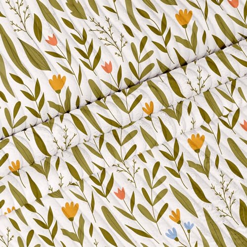 DreamRoots Cord Stoff Meterware Bedruckter Blumen Gewicht 380 g/m2 - Polsterstoff Cord Meterware 140 cm breit - Möbelstoff Meterware - Breitcord Meterware DreamRoots Cord Stoff Meterware Bedruckter Blumen Gewicht 380 g/m2 - Polsterstoff Cord Meterware 140 cm breit - Möbelstoff Meterware - Breitcord Meterware von DreamRoots