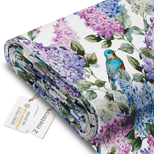 DreamRoots Segeltuch Wasserdicht - Polsterstoff Meterware 160 cm breit - Wasserabweisender Stoff 220 g/m2 600D - Markisenstoff Wasserdicht Meterware Birds in Flowers 2M DreamRoots Segeltuch Wasserdicht - Polsterstoff Meterware 160 cm breit - Wasserabweisender Stoff 220 g/m2 600D - Markisenstoff Wasserdicht Meterware Birds in Flowers 2M von DreamRoots