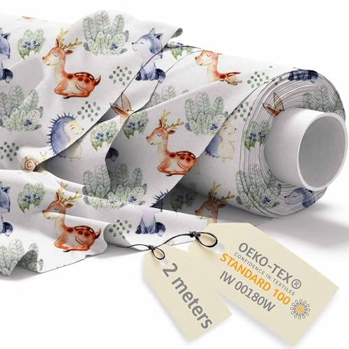 DreamRoots Stoff Kindermotive - Baumwollstoff Meterware Kinder - Stoffe zum Nähen Meterware - Polsterstoff - Leinwand Stoff 160cm x 2M DreamRoots Stoff Kindermotive - Baumwollstoff Meterware Kinder - Stoffe zum Nähen Meterware - Polsterstoff - Leinwand Stoff 160cm x 2M von DreamRoots