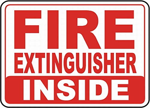 Dreamawsl Warnschild mit Aufschrift "Watch Out for", Feuerlöscher innen, Sicherheitsschild, Blech, 30,5 x 20,3 cm Dreamawsl Warnschild mit Aufschrift "Watch Out for", Feuerlöscher innen, Sicherheitsschild, Blech, 30,5 x 20,3 cm von Dreamawsl