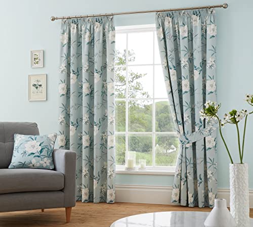 Dreams & Drapes Design Eve Vorhänge mit Raffhaltern, 117 x 137 cm, Duck Egg Dreams & Drapes Design Eve Vorhänge mit Raffhaltern, 117 x 137 cm, Duck Egg von DREAMS AND DRAPES