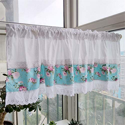 Dreamskull Scheibengardine Bistrogardine Landhaus Kurz Küche Modern Kurzstores Gardinen Kurzgardinen Küchengardine Stangendurchzug Weiß mit Blumenmuster Kleinfenster 150 cm Breit (Weiß, HxB 60x150cm) Dreamskull Scheibengardine Bistrogardine Landhaus Kurz Küche Modern Kurzstores Gardinen Kurzgardinen Küchengardine Stangendurchzug Weiß mit Blumenmuster Kleinfenster 150 cm Breit (Weiß, HxB 60x150cm) von Dreamskull