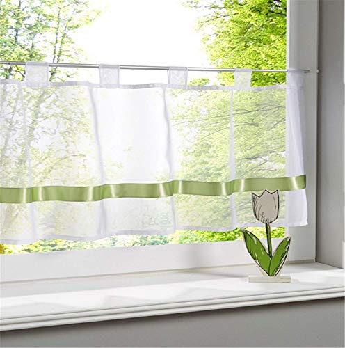 Dreamskull Scheibengardine Voile Bistrogardine Landhaus Küche Kurz Modern Kurzstores Gardinen Kurzgardine Küchengardine Transparent 30 45 60 cm Hoch Weiß mit Schlaufen Kurzvorhang Kurzgardinen Dreamskull Scheibengardine Voile Bistrogardine Landhaus Küche Kurz Modern Kurzstores Gardinen Kurzgardine Küchengardine Transparent 30 45 60 cm Hoch Weiß mit Schlaufen Kurzvorhang Kurzgardinen von Dreamskull