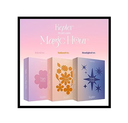 Kep1er - Magic Hour (5th Mini Album) CD+Folded Poster (Moonlighted ver, 1 Folded Poster) von Dreamus