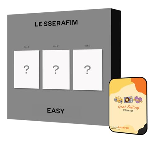 LE SSERAFIM EASY Album [(3 ver.) Full Album Set]+Pre Order Benefits+BolsVos Exclusive K-POP Inspired Digital Merches von Dreamus