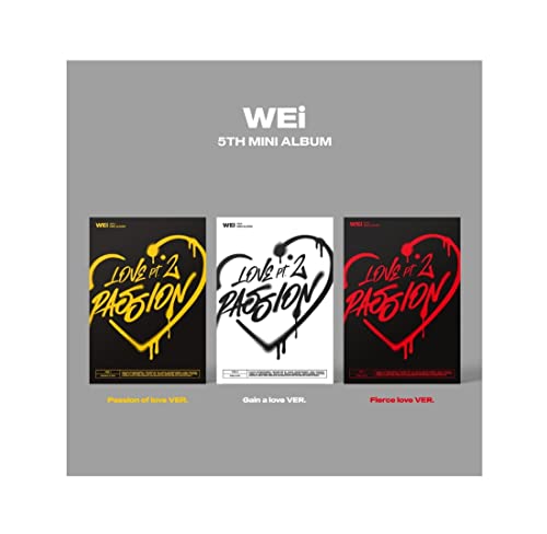 WEi - Love Pt.2 : Passion 5th Mini Album+Folded Poster (Fierce love ver, 1 Folded Poster) von Dreamus
