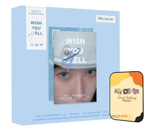 Wendy (Red Velvet) Album - Wish You Hell Photobook ver.+Pre Order Benefits+BolsVos Exclusive K-POP Giveaways Package von Dreamus