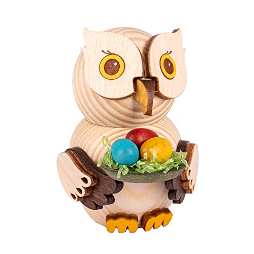 Kuhnert - Dekoration/Holzfigur - Mini Eule mit Ostereiern - ca. 7cm - Made in Germany Kuhnert - Dekoration/Holzfigur - Mini Eule mit Ostereiern - ca. 7cm - Made in Germany von Kuhnert