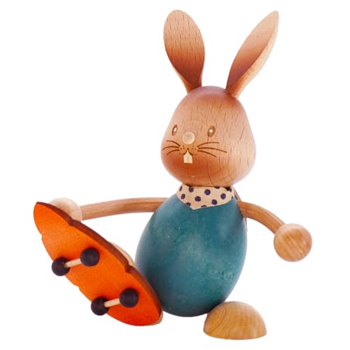 Drechslerei Kuhnert Osterdekoration/Osterhase „Stupsi Hase mit Skateboard“ 11 cm, aus feinstem Holz, für EIN Bezauberndes Osterfest oder eine dauerhafte Dekoration, Holzkunst Made in Germany Drechslerei Kuhnert Osterdekoration/Osterhase „Stupsi Hase mit Skateboard“ 11 cm, aus feinstem Holz, für EIN Bezauberndes Osterfest oder eine dauerhafte Dekoration, Holzkunst Made in Germany von Drechslerei Kuhnert