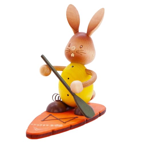Drechslerei Kuhnert Osterdekoration/Osterhase „Stupsi Hase mit Stand up Board“ 11 cm, aus feinstem Holz, für EIN Bezauberndes Osterfest oder eine dauerhafte Dekoration, Holzkunst Made in Germany Drechslerei Kuhnert Osterdekoration/Osterhase „Stupsi Hase mit Stand up Board“ 11 cm, aus feinstem Holz, für EIN Bezauberndes Osterfest oder eine dauerhafte Dekoration, Holzkunst Made in Germany von Drechslerei Kuhnert