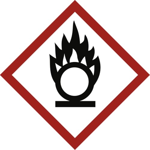 Dreifke® Aufkleber, Oxidierend (GHS 03), Folie, 15x15 mm, 1.000 Stück/Rolle von Dreifke