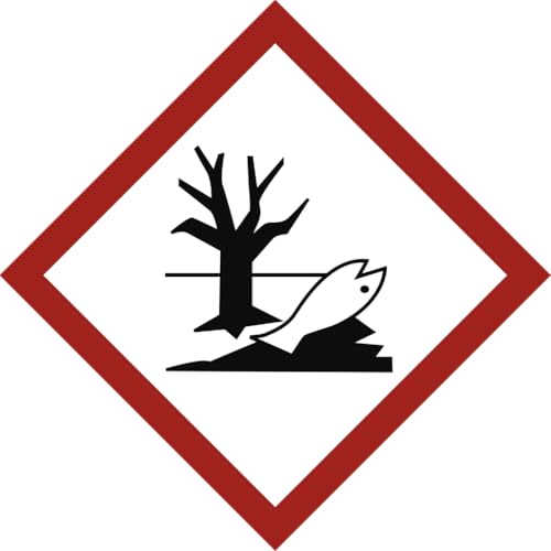 Dreifke® Aufkleber, Umweltgefährlich (GHS 09), Folie, 15x15 mm, 1.000 Stück/Rolle von Dreifke