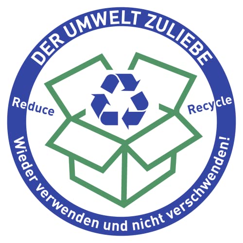 Dreifke® DER UMWELT ZULIEBE..., Papier selbstklebend, Ø 100 mm, 500 Stück/Rolle von Dreifke