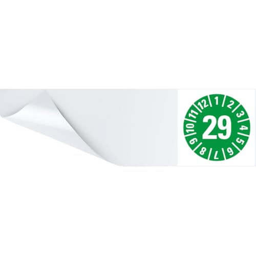 Dreifke® Kabelprüfplakette 29, grün, Folie, selbstklebend, 57x25mm, 6/Bogen von Dreifke