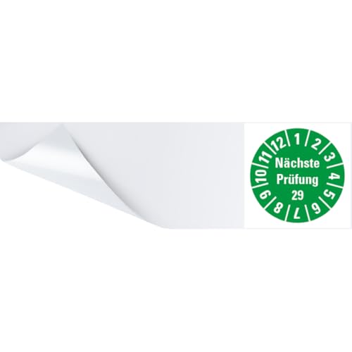 Dreifke® Kabelprüfplakette Nächste Prüfung 29, grün, Folie, selbstklebend, 95x25mm, 6/Bogen von Dreifke