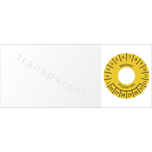 Dreifke® Kabelprüfplakette Nächster Prüftermin 2026-2031, Folie, 60x25 mm, 10 Stück/Bogen von Dreifke