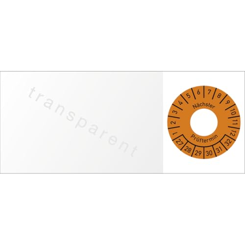 Dreifke® Kabelprüfplakette Nächster Prüftermin 2027-2032, Folie, 60x25 mm, 10 Stück/Bogen von Dreifke