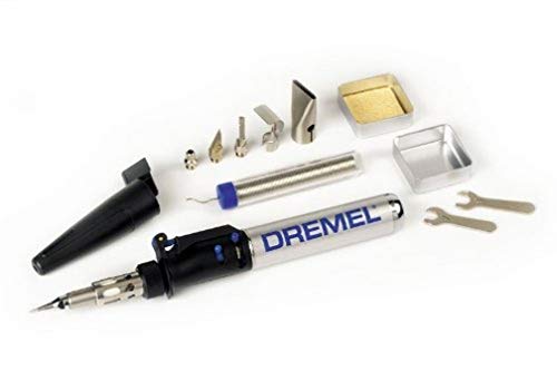 Dremel 2000 VersaTip Lötkolben - Brennkolben und Löt-Set (mit 6 Wechselspitzen zum Löten, Heißschneiden, Schweißen, Brandmalerei, Holz Gravieren, Schmuckherstellung) von Dremel