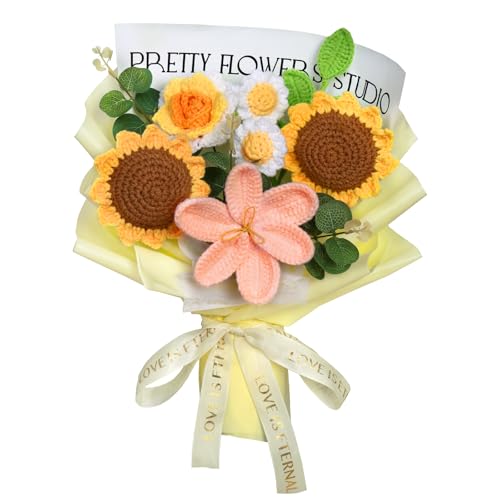 Dremisland Häkeln Blumenstrauß Künstliche Tulpen Blumen Kunstblumen Bouquet Häkelblumen Gestrickte Gehäkelte Fake Blumen Pflanzen Gestrickte Geschenk Blumenstrauß für Muttertag Freunde Familie Dremisland Häkeln Blumenstrauß Künstliche Tulpen Blumen Kunstblumen Bouquet Häkelblumen Gestrickte Gehäkelte Fake Blumen Pflanzen Gestrickte Geschenk Blumenstrauß für Muttertag Freunde Familie von Dremisland