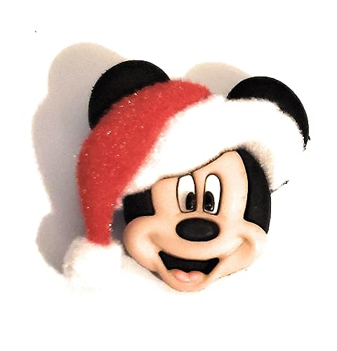 Dress It Up Buttons and Embellishments Disney-Feiertagsknöpfe – 3 Stück – Mickey von Dress It Up
