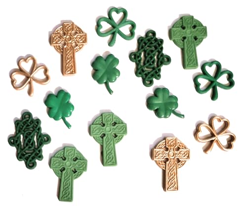 Dress It Up Buttons and Embellishments The St. Patrick's – Irische Kollektion – 14 Stück – 2025 Smaragdinsel Dress It Up Buttons and Embellishments The St. Patrick's – Irische Kollektion – 14 Stück – 2025 Smaragdinsel von Dress It Up