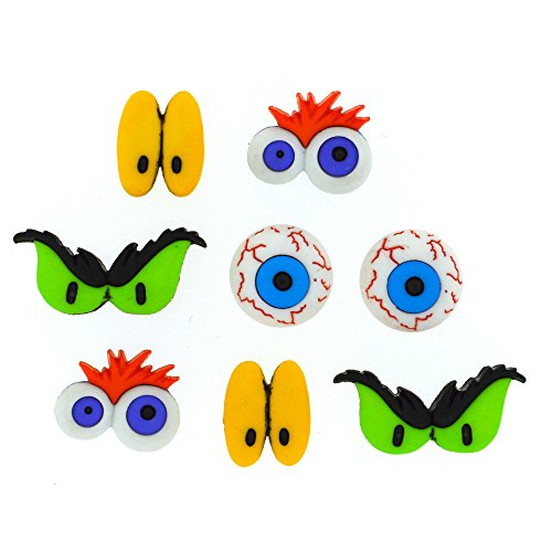 Kleid It Up Monster Augen Taster, Kunststoff, Mehrfarbig, 8-teilig Kleid It Up Monster Augen Taster, Kunststoff, Mehrfarbig, 8-teilig von Dress It Up