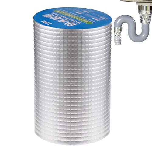 Dreuhuing Butylband, Klebeband, strapazierfähig, wasserfest,Butylkautschukband mit starker Bindung - Temperaturbeständiges, selbstklebendes Dichtungs-Dachdichtmittel für Wohnmobil-, Glasdach, von Dreuhuing