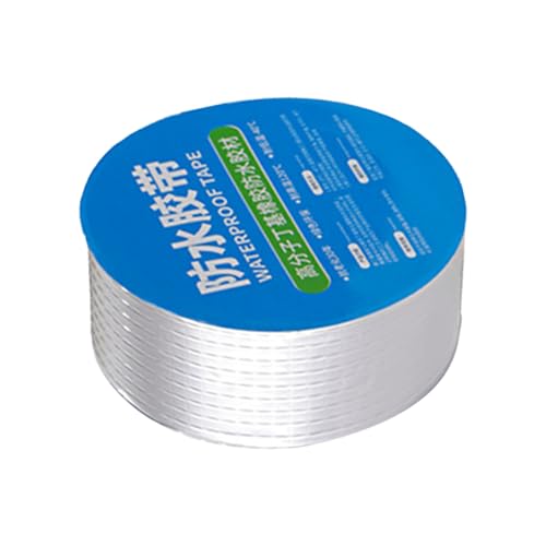 Dreuhuing Klebeband, strapazierfähig, wasserfest, Dampfsperrband - Butyl-Dichtband mit starker Haftung,Selbstklebendes Hitzeschild-Dachdichtband aus Aluminiumfolie für die Reparatur von Wohnmobilen, Dreuhuing Klebeband, strapazierfähig, wasserfest, Dampfsperrband - Butyl-Dichtband mit starker Haftung,Selbstklebendes Hitzeschild-Dachdichtband aus Aluminiumfolie für die Reparatur von Wohnmobilen, von Dreuhuing