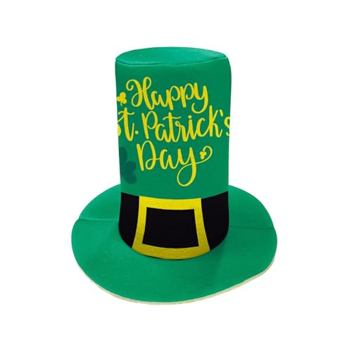 Dreuhuing St. Patricks Day Zylinderhut – Koboldhut Kopfbedeckung – Foto-Requisiten, Partyzubehör, grüne Baumspitze, Kostümzubehör für Erwachsene und Jugendliche Dreuhuing St. Patricks Day Zylinderhut – Koboldhut Kopfbedeckung – Foto-Requisiten, Partyzubehör, grüne Baumspitze, Kostümzubehör für Erwachsene und Jugendliche von Dreuhuing